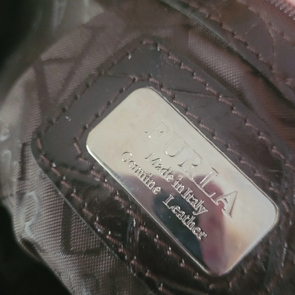 FURLA BRERA CROC SHOULDER BAG - Picture 10 of 13